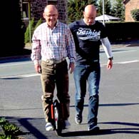 Solowheel-Fahrunterricht