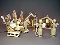 Weihnachtsfigürchen zum Anhängen