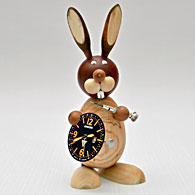 Hase als Uhrmacher