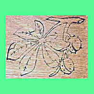 Bild 1: Werkzeichnung auf Holz übertragen